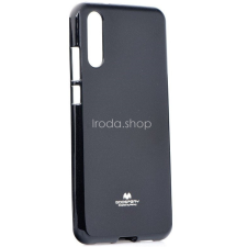 Mercury LG G8 ThinQ G820Q, Szilikon tok, Mercury Goospery, csillámporos, fekete tok és táska