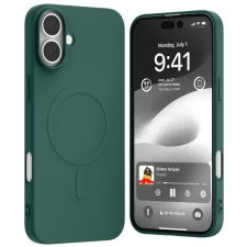 Mercury Semi-Silicone MagSafe-kompatibilis tok iPhone 16 Plus - zöld tok és táska