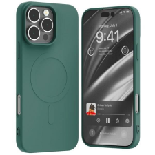 Mercury Semi-Silicone MagSafe-kompatibilis tok iPhone 16 Pro Max - zöld tok és táska