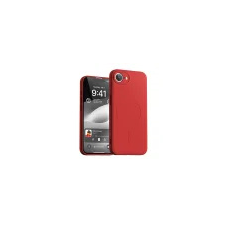 Mercury Semi-Silicone MagSafe-kompatibilis tok iPhone 16e - piros tok és táska