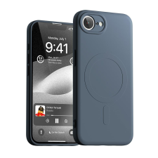 Mercury Semi-Silicone MagSafe-kompatibilis tok iPhone 16e - tengerészkék tok és táska