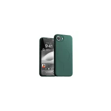 Mercury Semi-Silicone MagSafe-kompatibilis tok iPhone 16e - zöld tok és táska