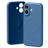 Mercury Semi-Silicone MagSafe-kompatibilis tok iPhone 17 - kék