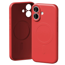 Mercury Semi-Silicone MagSafe-kompatibilis tok iPhone 17 - piros tok és táska