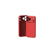 Mercury Semi-Silicone MagSafe-kompatibilis tok iPhone 17 Pro Max - piros tok és táska