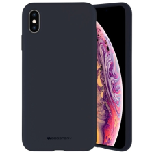 Mercury Silicone tok iPhone XS Max - tengerészkék tok és táska