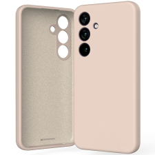 Mercury Silicone tok Samsung Galaxy S25 - világos rózsaszín tok és táska