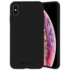 Mercury szilikon Samsung S21+ G996 fekete tok tok és táska