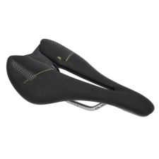 MERIDA Expert SL sport nyereg, 240x140 mm, 245 g, fekete-zöld kerékpár nyereg