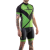 MERIDA Mez MERIDA RHOMBE DESIGN rövid zöld fekete végig cipzár - 740122-435 kerékpáros