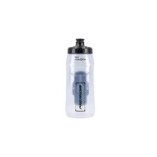 MERIDA Swivel-Fidlock műanyag kulacs, csavaros, 620 ml, átlátszó kulacs, kulacstartó
