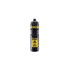 MERIDA Thermo 3615 hőszigetelt műanyag kulacs, csavaros, 650 ml, fekete-sárga kulacs, kulacstartó