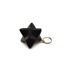 Merkaba medál Obszidián 2x2cm medál