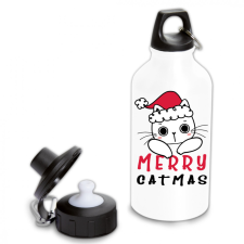 Merry Catmas - Fémkulacs karácsonyi dekoráció