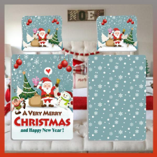  Merry Christmas, Karácsonyi ágyneműhuzat télapós 140×200cm BRM012066 lakástextília