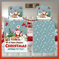  Merry Christmas, Karácsonyi ágyneműhuzat télapós 140×200cm BRM012066 lakástextília