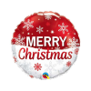  Merry Christmas Snowflakes, Hópehely fólia lufi 46 cm