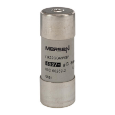 MERSEN F216665J FR22GG69V8P Kábel, - vezetékvédő cilinder biztosító betét 22x58 gG - 400-690VAC, kiütőszeges villanyszerelés