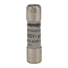 MERSEN S216653J FR10GG50V2I Kábel, - vezetékvédő cilinder biztosító betét 10x38 gG - 400/500VAC, kijelzős villanyszerelés