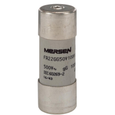 MERSEN T217183J FR22GG50V100P Kábel, - vezetékvédő cilinder biztosító betét 22x58 gG - 400-690VAC, kiütőszeges villanyszerelés