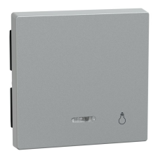  MERTEN Billentyű, lámpajellel, fényjelzős funkciókhoz, System-M, alumínium 430960 Schneider villanyszerelés