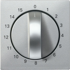  MERTEN Burkolat, időkapcsolóhoz (15p), System-M, alumínium 539060 Schneider villanyszerelés