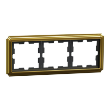  MERTEN D-Antik hármas keret, 24k arany (fém) MEG4030-4741 Schneider villanyszerelés