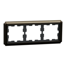  Merten D-Antik hármas keret, mokka MEG4030-4752 Schneider villanyszerelés