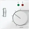  Merten Fedlap, padlótermosztáthoz, System-M, polárfehér 534919 Schneider