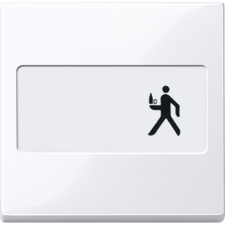  Merten Feliratozható billentyű, System-M, aktív fehér, antibakteriális 432325 Schneider villanyszerelés