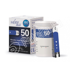 Méry kék tesztcsík 50 db gyógyászati segédeszköz