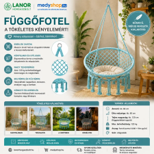 merystyle Függőfotel -Türkiz kerti bútor