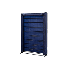 merystyle Herzberg 9 szintes összehajtható cipőtartó 91x16x139 cm - kék (HG-8077BLU) bútor