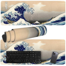 merystyle Nagy egérpad irodai asztalhoz 80x30 cm - hullám mintával (06318) egérpad
