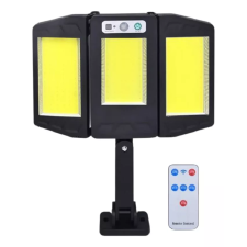 merystyle Napelemes Mozgásérzékelős COB kültéri lámpa távirányítóval - fekete (HS-V97) világítás