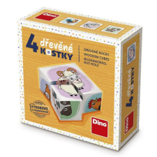  Mesekocka - fejlesztő játék, 4 db-os, báránykás kreatív és készségfejlesztő