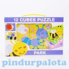  Mesekocka Park állatai 12db puzzle, kirakós