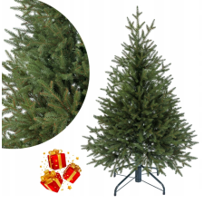  Mesterséges karácsonyfa lucfenyő natúr 100cm – kicsi, prémium, mint egy élő 100% PE műfenyő