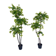  Mesterséges növény, könnyen karbantartható, testreszabható forma, zöld, 150 cm dekoráció