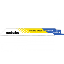 METABO 25 db kardfűrészlap &quot;flexible wood + metal&quot; 150 x 0,9 mm (628246000) fűrészlap