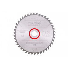METABO Fűrészlap "precision cut wood - professional", 250x30, Z42 WZ 15° (628046000) fűrészlap