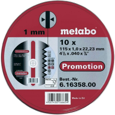 METABO vágókorong készlet Metabo SP 115x1,0x22,23 Inox 616358000 csiszolókorong és vágókorong