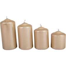  Metál 50mm-es lépcsős gyertya homok (csom ár) gyertya