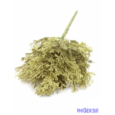  Metál ágasbogas díszítő csokor 33cm - Óarany karácsonyi dekoráció