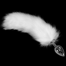 Metal Anal Tail White 2 műpénisz, dildó