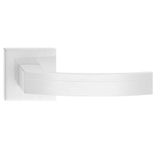 METAL-BUD BARCELONA ajtókilincs szögletes K-rozettás szálcsiszolt nikkel PZ zár és alkatrészei