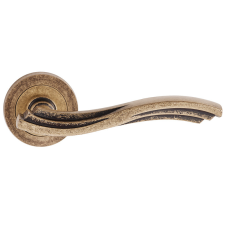 METAL-BUD CHIARA ajtókilincs kerek rozettás antik patina WC zár és alkatrészei