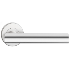 METAL-BUD ELEKTRA ajtókilincs kerek rozettás rozsdamentes acél Csak kilincs felső rozettán zár és alkatrészei