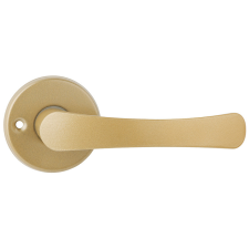 METAL-BUD FESTETT ajtókilincs kerek rozettás arany WC zár és alkatrészei