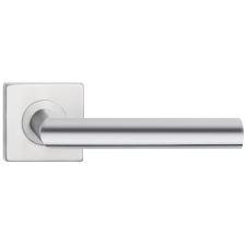 METAL-BUD LEDA ajtóajtókilincs négyzet alakú rozettás rozsdamentes acél PZ zár és alkatrészei